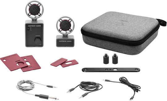 Austrian Audio Set Micreator Studio+Satelite+Y-LAV Комплект Микрофон USB Настолен за Студио в Черен Цвят