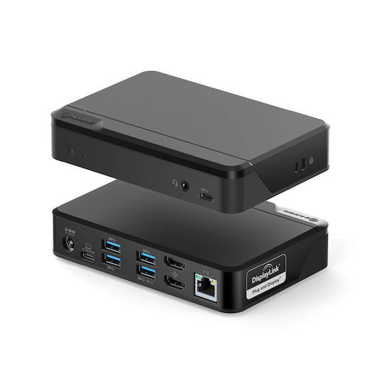 Alogic USB-C Docking Station με Ethernet Μαύρο (DUTHD)