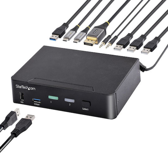 StarTech SV231DPUCA KVM & Data Switch with USB-C