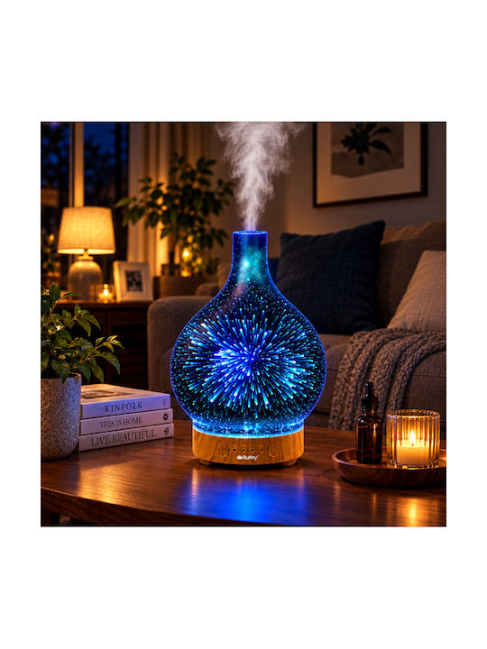 Ruhhy LED-Ultraschall-Aromatherapiegerät mit Timer Mehrfarbig 200 ml CMR-062