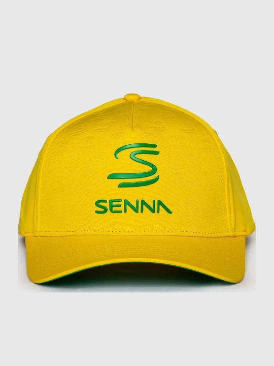 Ayrton Senna Asle10901ylw-osfm Cap Gebogen Geprägt Gelb 2026