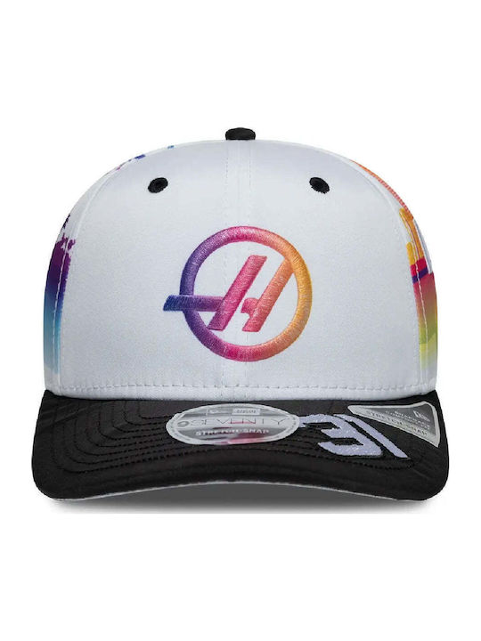 Șapcă Haas F1 Team Esteban Ocon 9seventy Ediție Specială Miami New Era Albă 2026 Șapcă Haas F1 Team Esteban Ocon 9seventy Ediție Specială Miami New Era Albă 2026