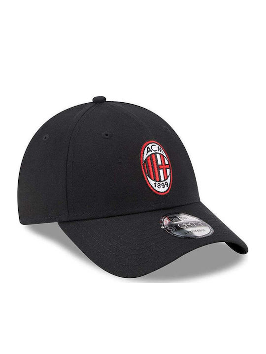 Ac Milan Baseball Cap Core 9forty Black 2025