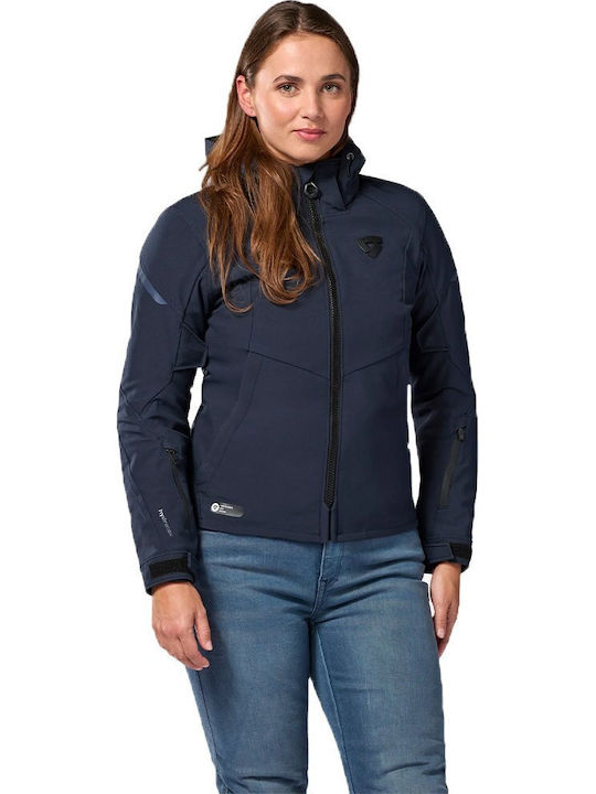 Afterburn 2 Winter Women's Softshell Waterproof Riding Jacket Dark Blue