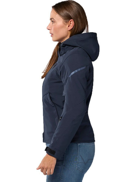 Afterburn 2 Winter Women's Softshell Waterproof Riding Jacket Dark Blue