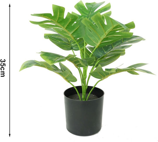 Изкуствено Декоративно Растение Monstera Височина 35см 1 Брой