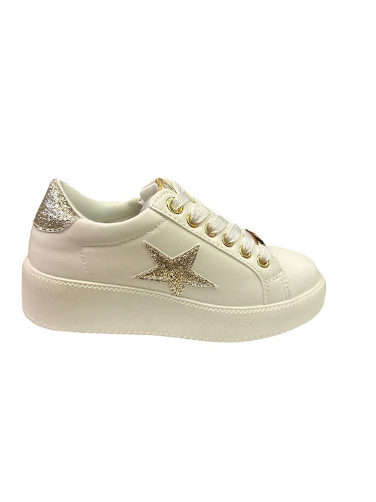 Παιδικά Sneakers Λευκά