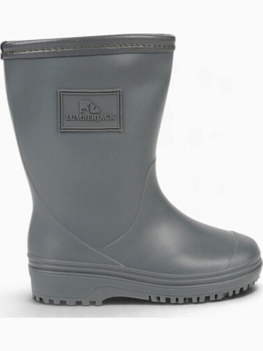 Kids Wellies with Internal Lining Gray