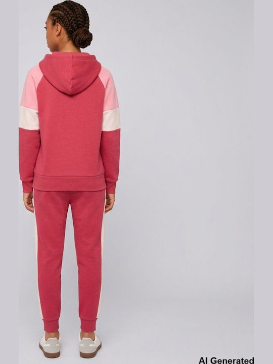 Rib Cuff Pants Παντελόνι Φόρμας Ροζ