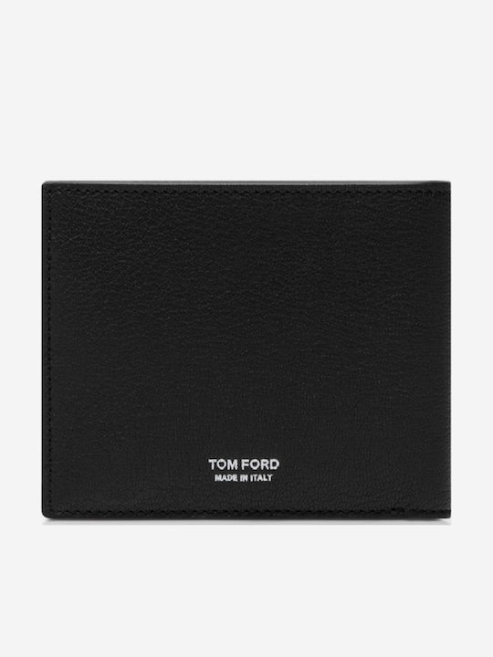 Tom Ford T Line Portofel Bărbătesc din Piele Neagră Tom Ford T Line Portofel Bărbătesc din Piele Neagră