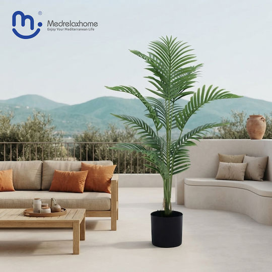 Medrelaxhome Decorative Artificial Palm Tree Plant H140cm