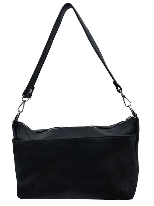 Leather Women's Handbag / Shoulder Bag / Crossbody Bag Black