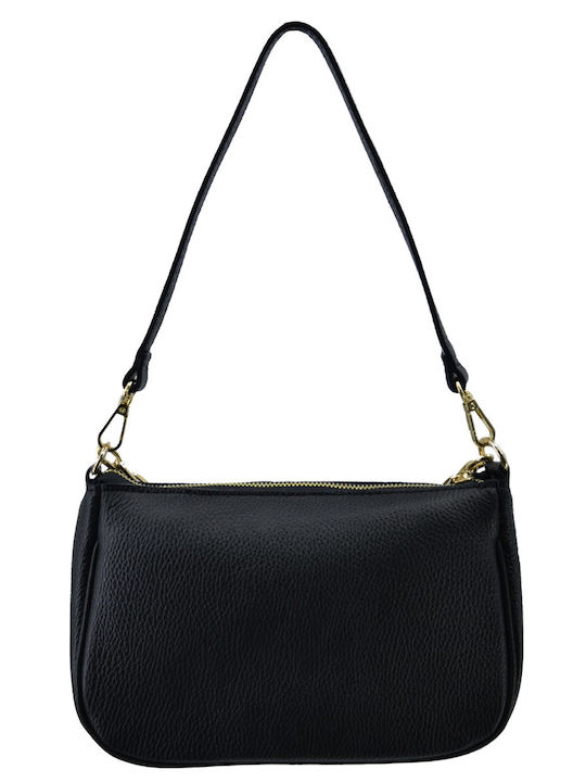 Leather Women's Handbag / Shoulder / Crossbody Black
