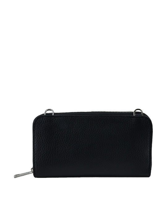 Black Leather Women's Handbag / Shoulder Bag / Crossbody Bag