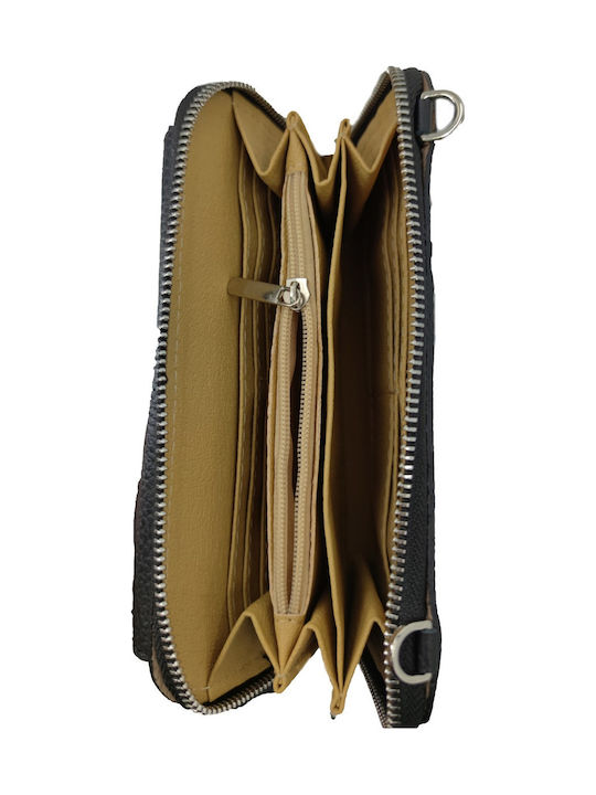 Black Leather Women's Handbag / Shoulder Bag / Crossbody Bag