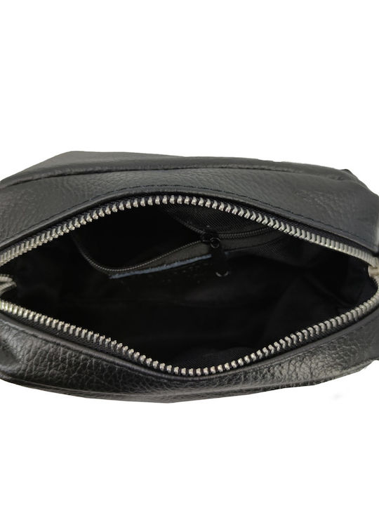 Women's Leather Shoulder / Crossbody Bag Black