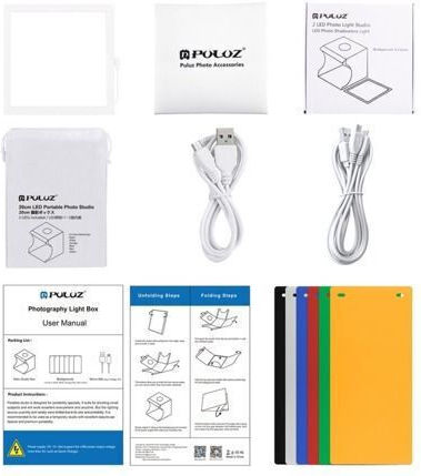 Puluz Photo Box Φωτιζόμενο 20x20x20cm