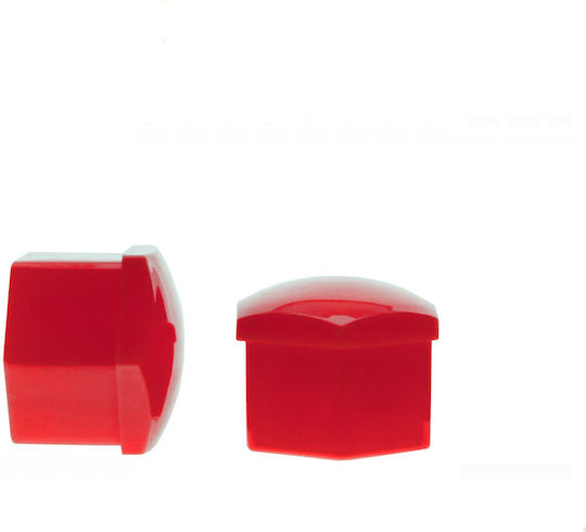 17 Mm Red Wheel Bolt Caps 20-piece Set Wheel Cap Puller Extremo Tuning