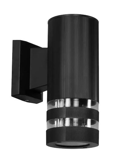 GloboStar Orion Επιτοίχιο Εξωτερικό Φωτιστικό GU10 IP65 9x15.5x22εκ.