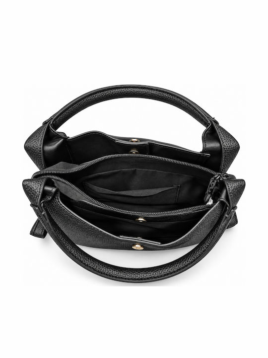 Damenhandtasche / Schultertasche Schwarz