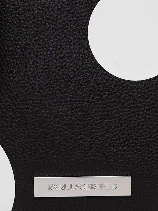 Schwarze Damen-Messenger-Tasche
