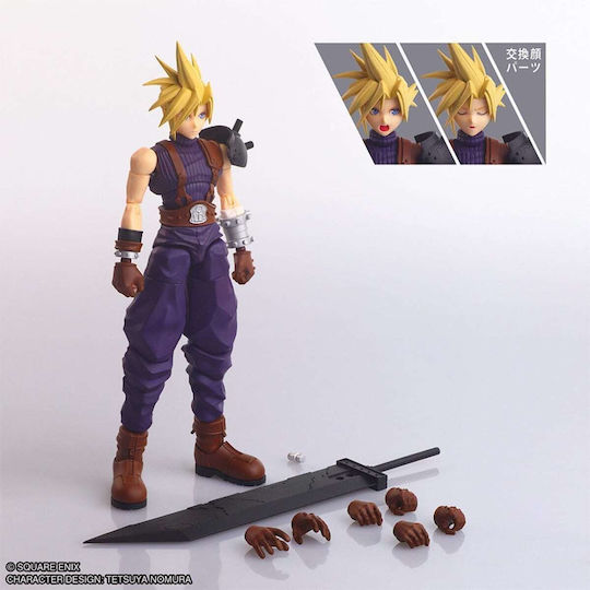 Square Enix Final Fantasy VII Structure Arts Cloud Strife Пластмасов Сглобяем Модел 16 см