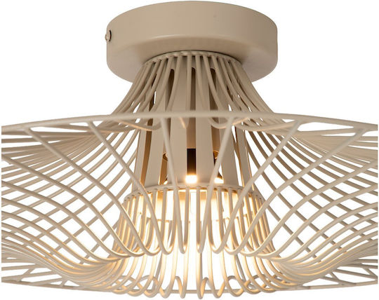 Lucide 05158-01-41 Ellis Taupe Ceiling Light