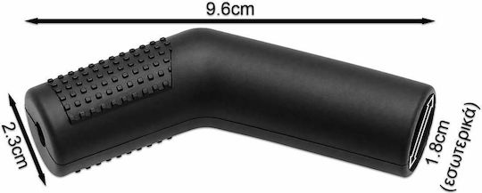 Husă Antiderapantă din Silicon pentru Maneta Schimbătorului de Viteze a Motocicletei, Neagră Oem