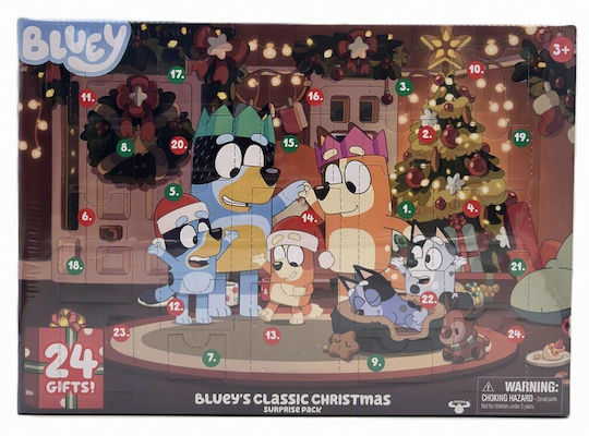 Moose Toys Класически коледен адвент календар Bluey