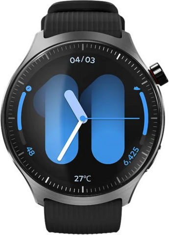 Moto Watch Ultra Stainless Steel 46mm Waterproof with eSIM and Heart Rate Monitor (Gunmetal)