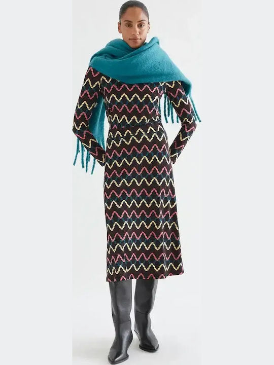 Langärmelige Damenbluse Multicolour