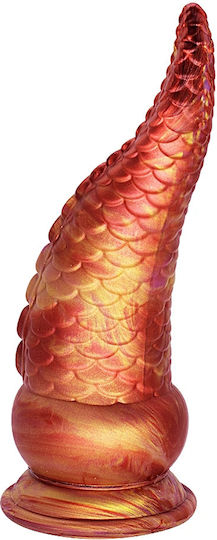 Passion Labs Dildo με Βεντούζα Πορτοκαλί