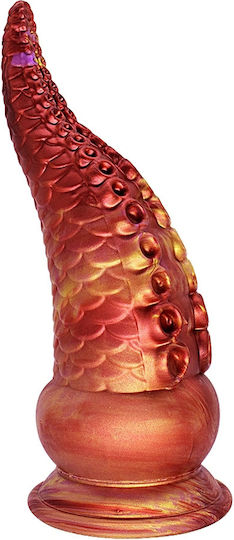 Passion Labs Dildo με Βεντούζα Πορτοκαλί
