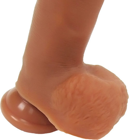 Passion Labs Realistic Dildo With Suction Cup Brown