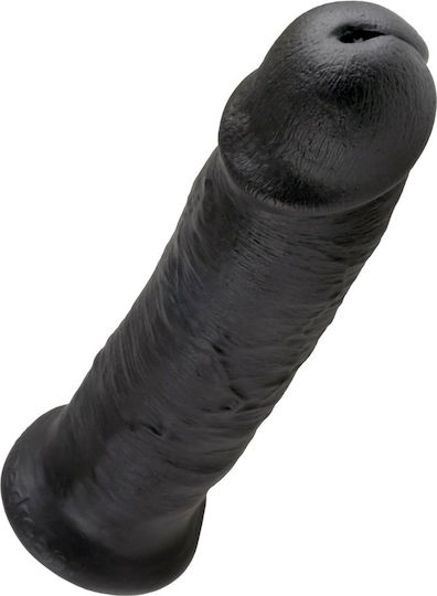 King Cock Ρεαλιστικό Dildo με Βεντούζα Μαύρο