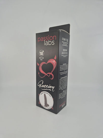 Passion Labs Ρεαλιστικό Dildo με Βεντούζα Καφέ