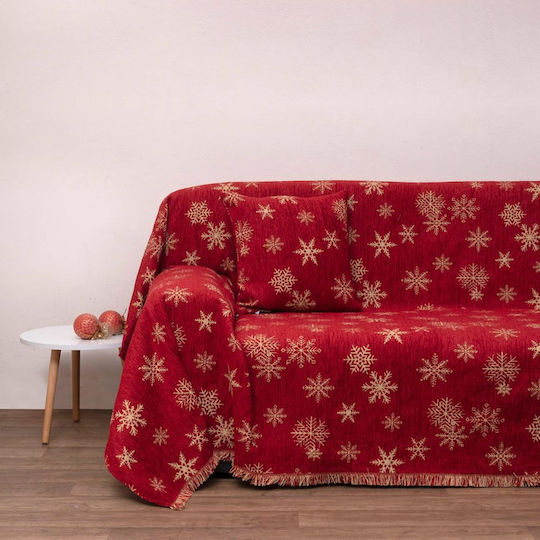 Anna Riska Μαξιλαροθήκη Red 42x42εκ.