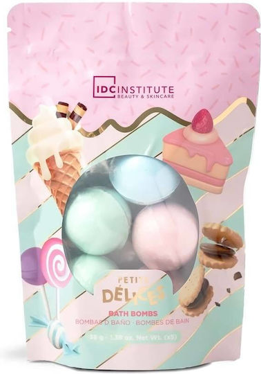 Idc Institute Petits Délices Bath Bombs – Μπάλες Μπάνιου 5 Τεμαχίων