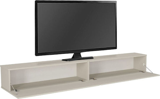 Espanse TV Stand in Metal & Wood Beige L241.8xW31.7xH30cm