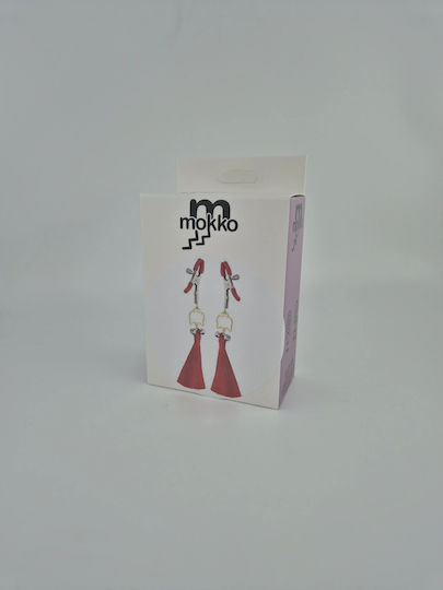 Mokko Toys Σφιγκτήρες Θηλών σε Κόκκινο Χρώμα