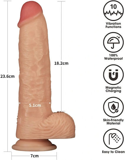 Realistic Strap-On Dildo 23.6 Cm L Xl 2xl Lovetoy
