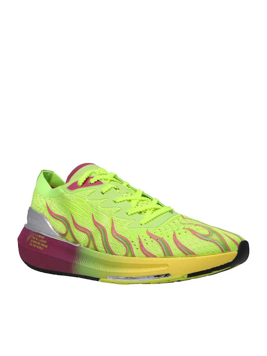 Plein Sport Atomic Speed Flame Safs Сникърси Фуксия