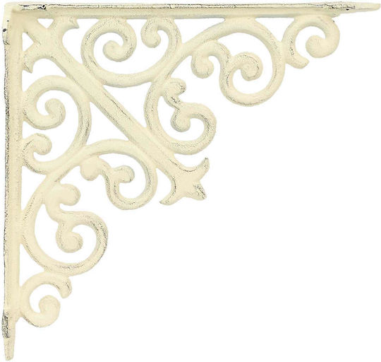 vidaXL Heavy-Duty Shelf Bracket in White Stainless Steel 95x95mm 12 pcs 42038810
