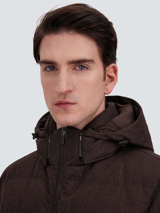 Μπουφάν Puffer Καφέ