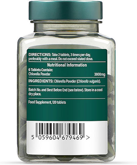 Holland & Barrett Chinesische Chlorella 3000 mg 120 Tabletten