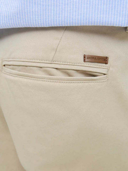 Jpstmarco Men's Stretch Chino Trousers Slim Fit Oxford Tan