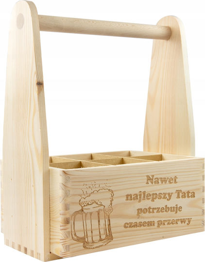Holzbierkiste als Geburtstagsgeschenk