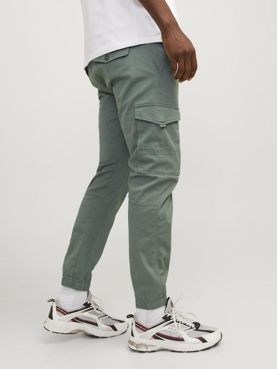 Jpstpaul Flake Cargo-Hose für Herren, elastisch, Regular Fit, Agave Green