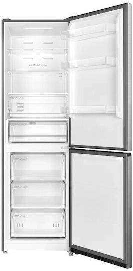 Ψυγειοκαταψύκτης 312lt Total NoFrost Υ185xΠ59.5xΒ60εκ. Ασημί RP312BLE0EE