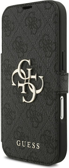Case Iphone 18 Pro Iphone 17 Pro Guess Book 4g Metal Logo Black